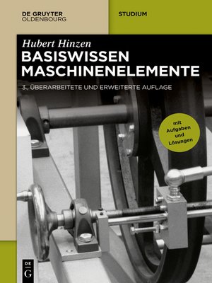cover image of Basiswissen Maschinenelemente